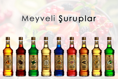 Meyveli Kokteyl Şurupları